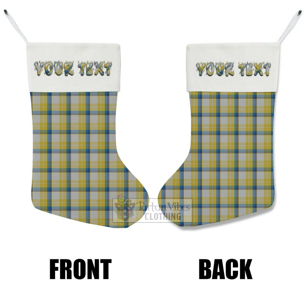 MacGrath (McGrath) Tartan Christmas Stocking with Personalized Text - Tartan Vibes Clothing