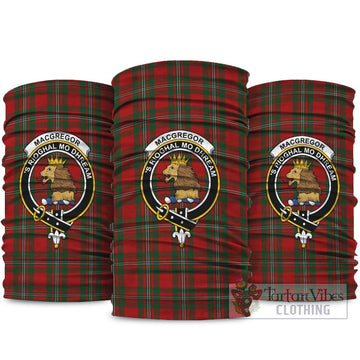 MacGregor (McGregor) Tartan Neck Gaiters, Tartan Bandanas, Tartan Head Band with Family Crest