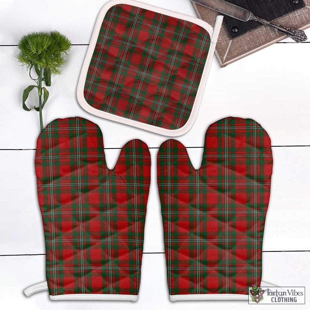 MacGregor (McGregor) Tartan Combo Oven Mitt & Pot-Holder White - Tartan Vibes Clothing