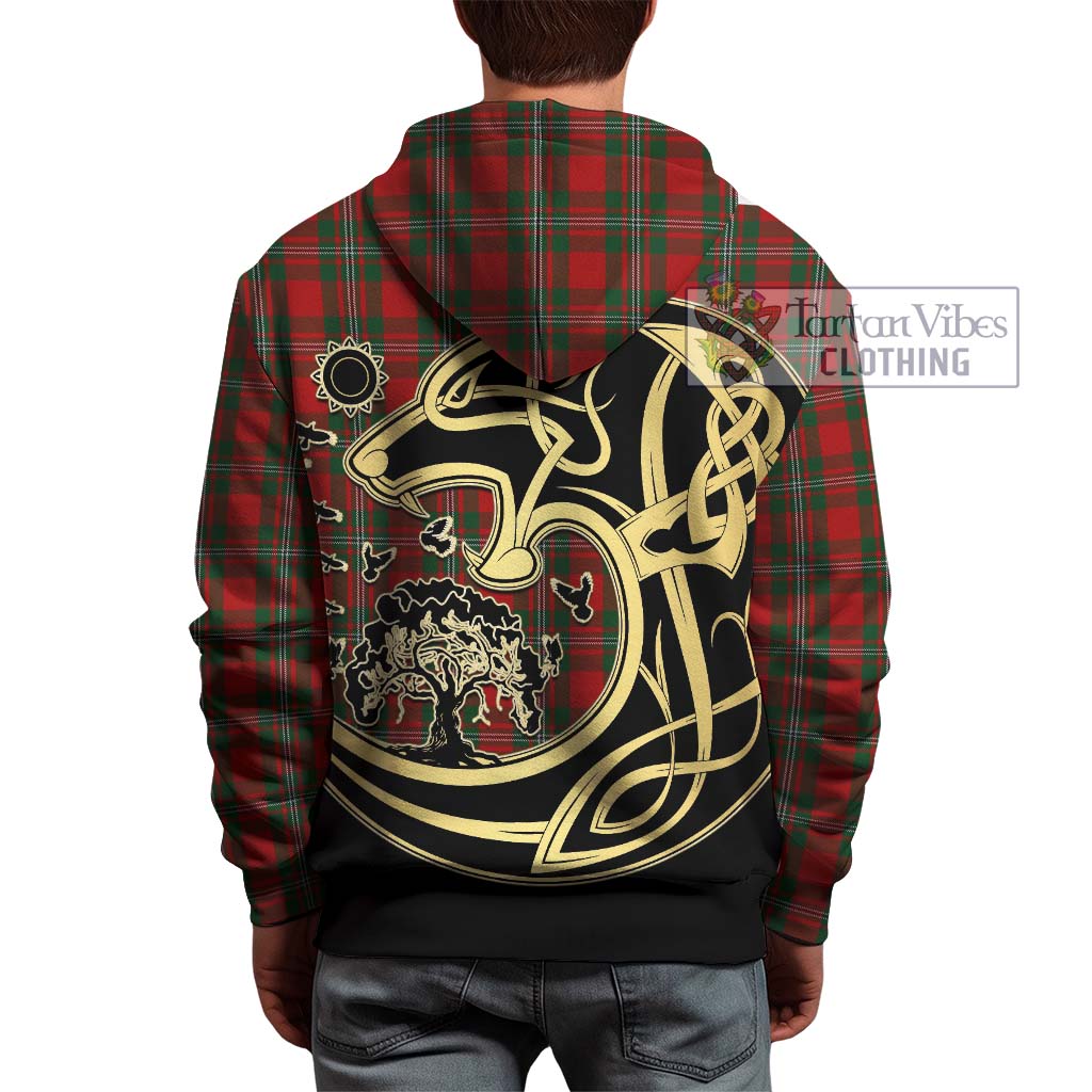 MacGregor (McGregor) Tartan Hoodie with Family Crest Celtic Wolf Style - Tartan Vibes Clothing