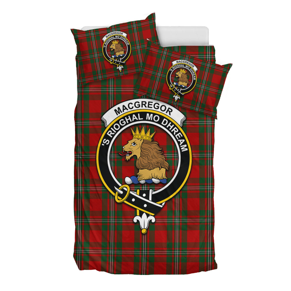 MacGregor (McGregor) Tartan Bedding Set with Family Crest - Tartan Vibes Clothing