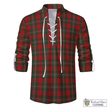 MacGregor (McGregor) Tartan Men's Scottish Traditional Jacobite Ghillie Kilt Shirt