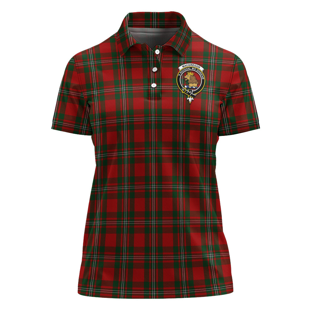 macgregor-tartan-polo-shirt-with-family-crest-for-women