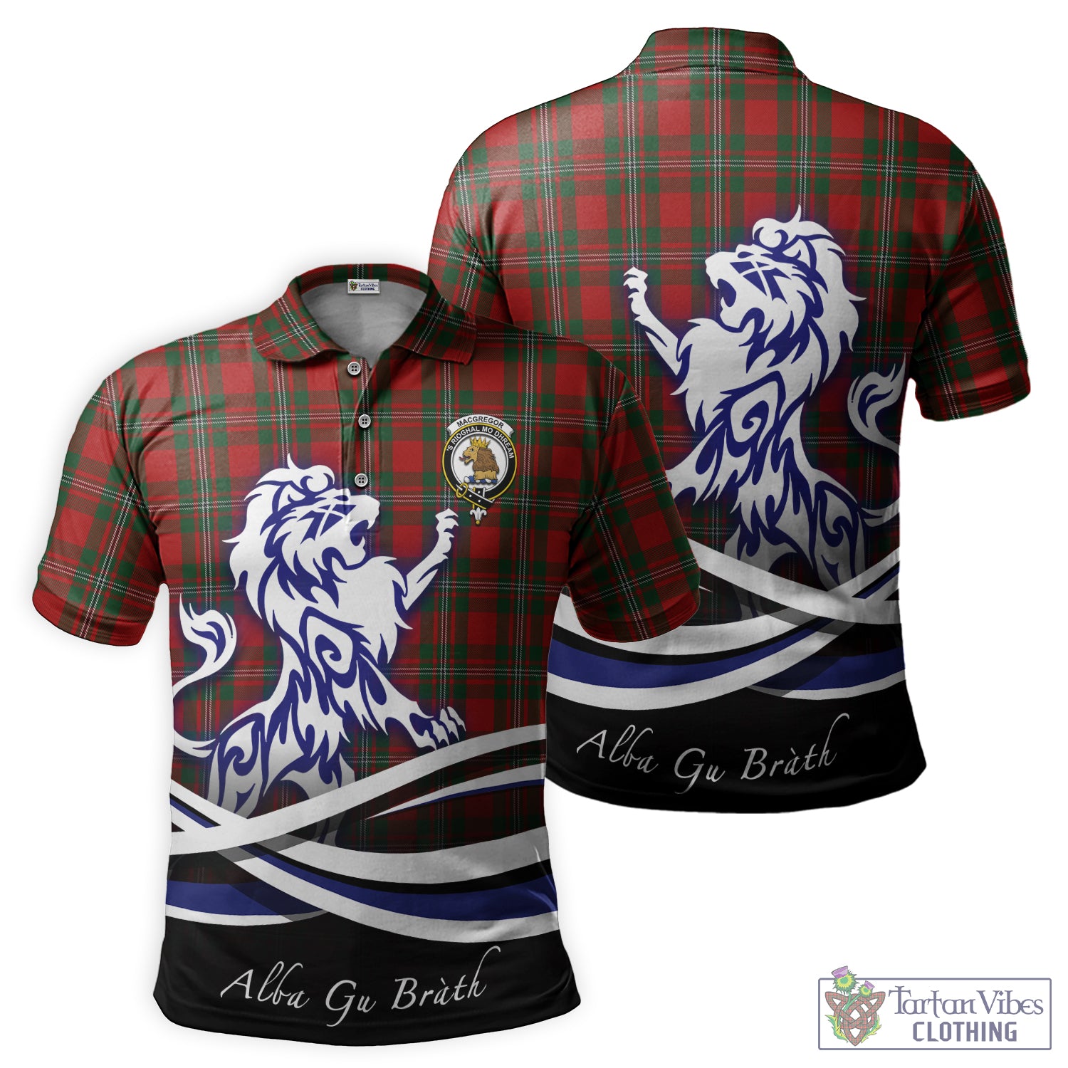 macgregor-tartan-polo-shirt-with-alba-gu-brath-regal-lion-emblem