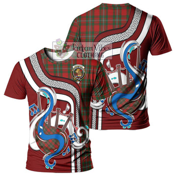 MacGregor (McGregor) Tartan T-Shirt with Epic Bagpipe Style