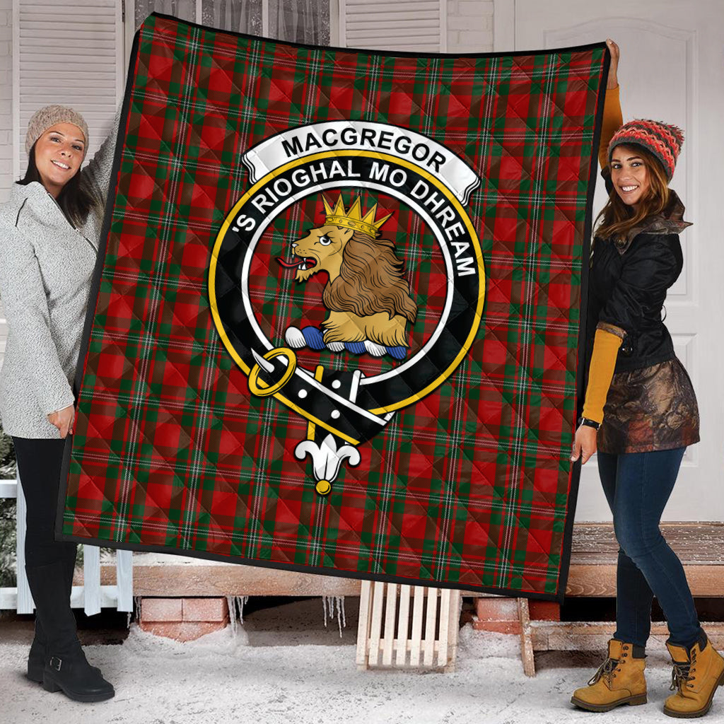 macgregor-tartan-quilt-with-family-crest