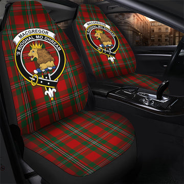 MacGregor (McGregor) Tartan Car Seat Cover with Family Crest