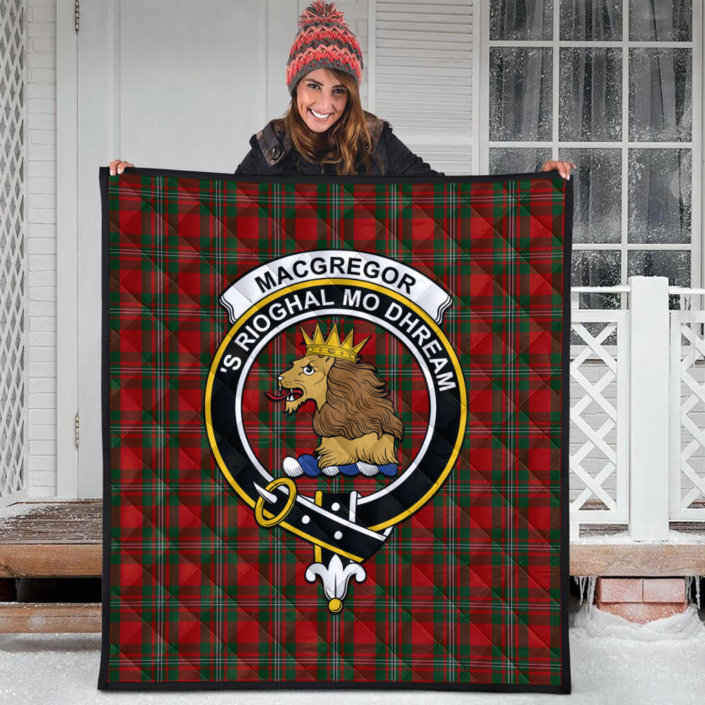 macgregor-tartan-quilt-with-family-crest