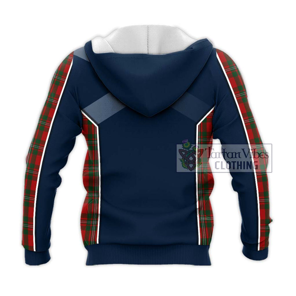 MacGregor (McGregor) Tartan Knitted Hoodie with Family Crest and Lion Rampant Vibes Sport Style - Tartan Vibes Clothing