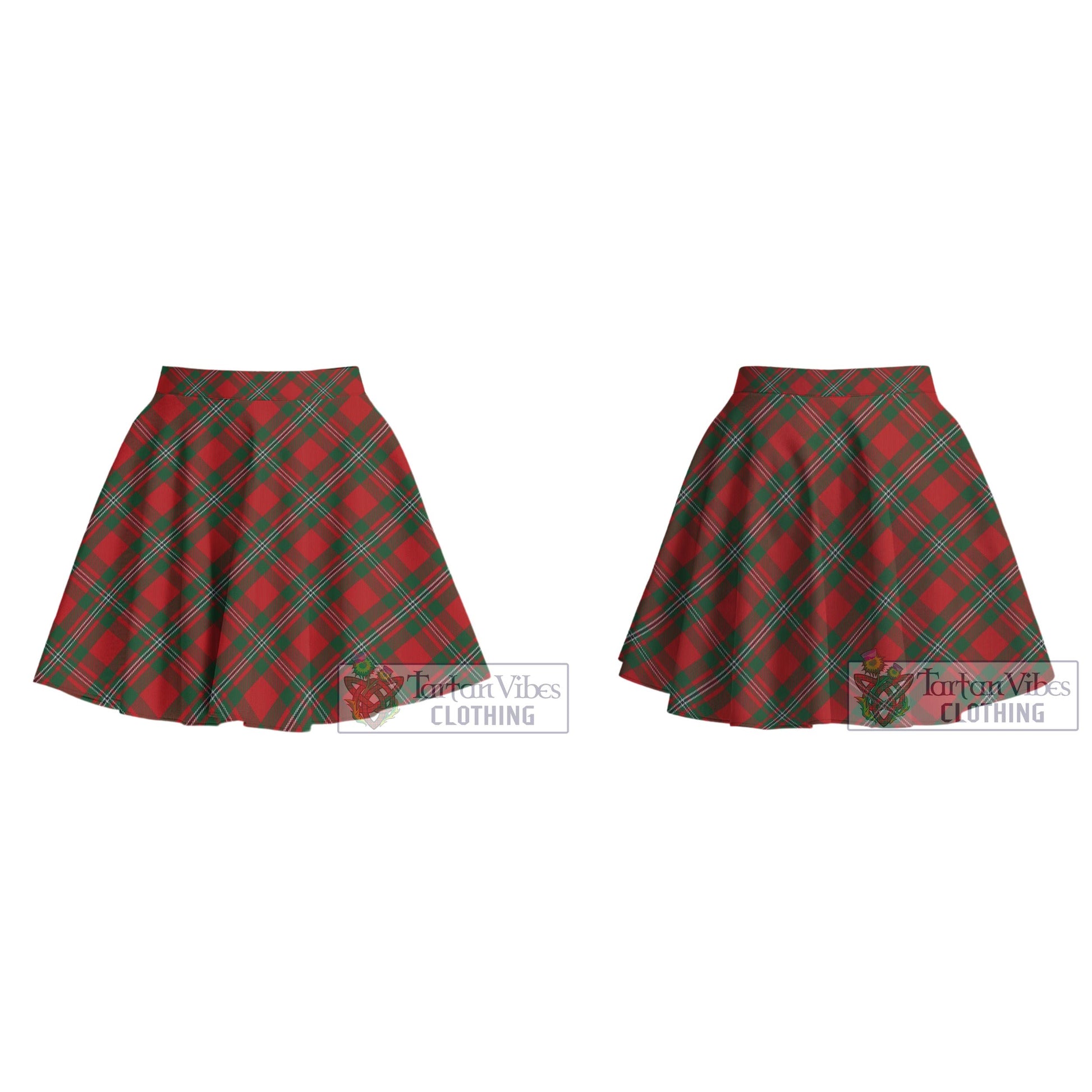 Tartan Vibes Clothing MacGregor Tartan Women's Plated Mini Skirt