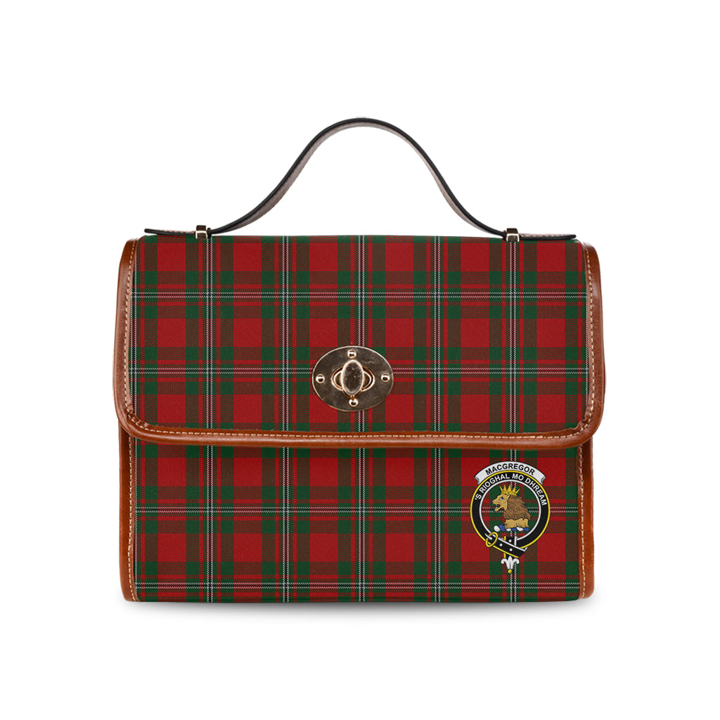 macgregor-tartan-leather-strap-waterproof-canvas-bag-with-family-crest