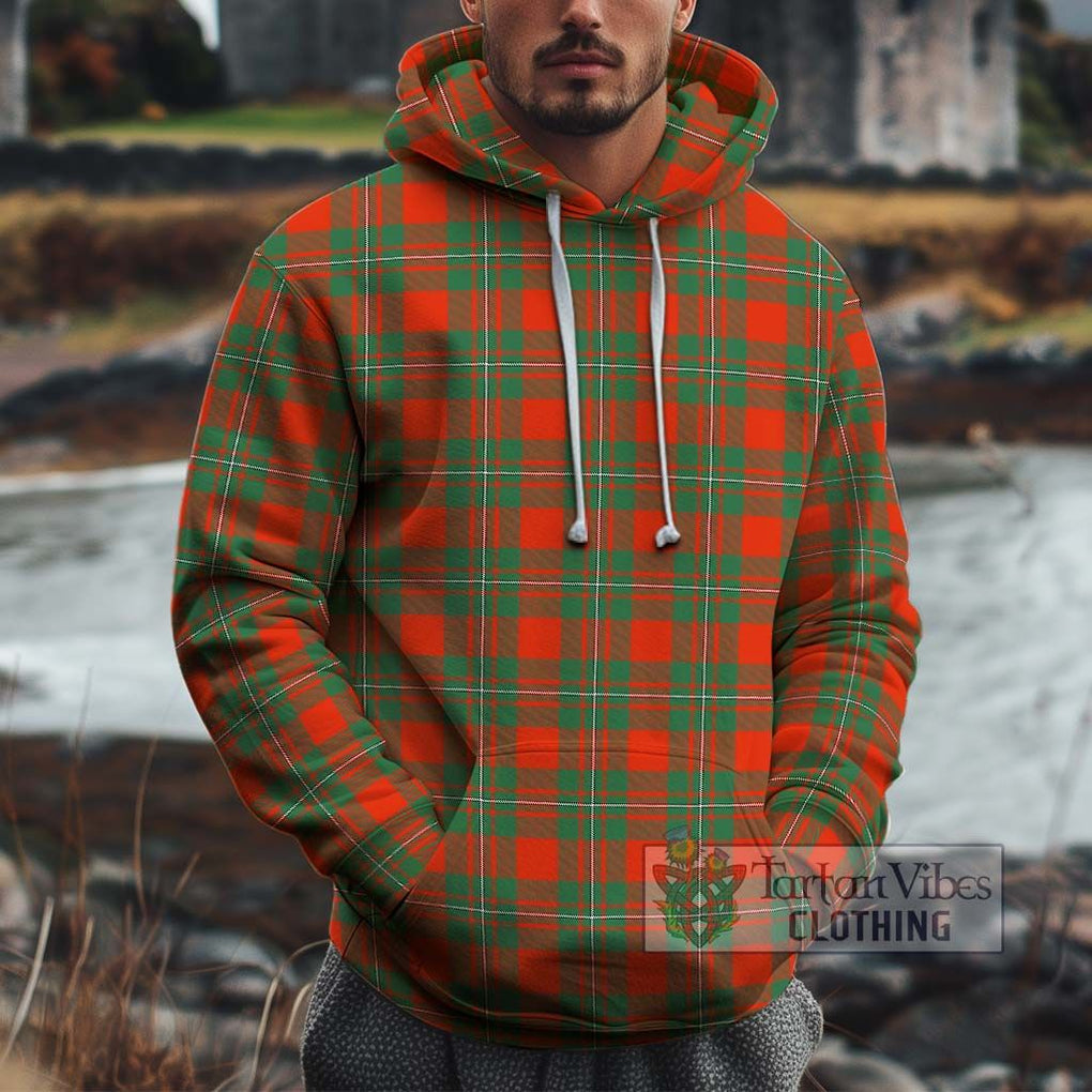 MacGregor Ancient Tartan Cotton Hoodie Pullover Hoodie XS - Tartan Vibes Clothing