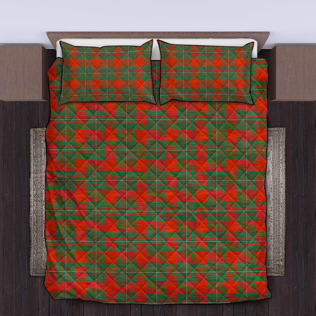 MacGregor Ancient Tartan Quilt Bed Set King - Tartan Vibes Clothing