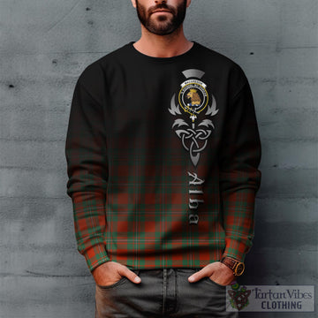 MacGregor Ancient Tartan Sweatshirt Featuring Alba Gu Brath Family Crest Celtic Inspired