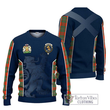 MacGregor Ancient Tartan Ugly Sweater with Family Crest and Lion Rampant Vibes Sport Style