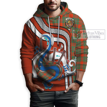 MacGregor Ancient Tartan Hoodie with Epic Bagpipe Style