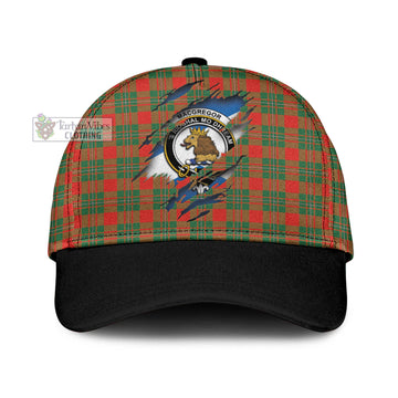 MacGregor Ancient Tartan Classic Cap with Family Crest In Me Style