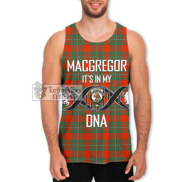 MacGregor Ancient Tartan Men's Tank Top with Family Crest DNA In Me Style