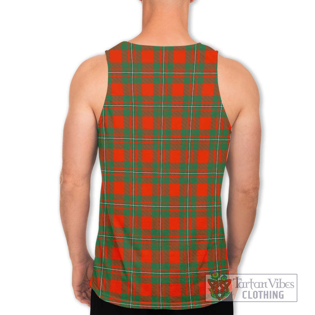 MacGregor Ancient Tartan Men's Tank Top with Family Crest DNA In Me Style - Tartanvibesclothing Shop