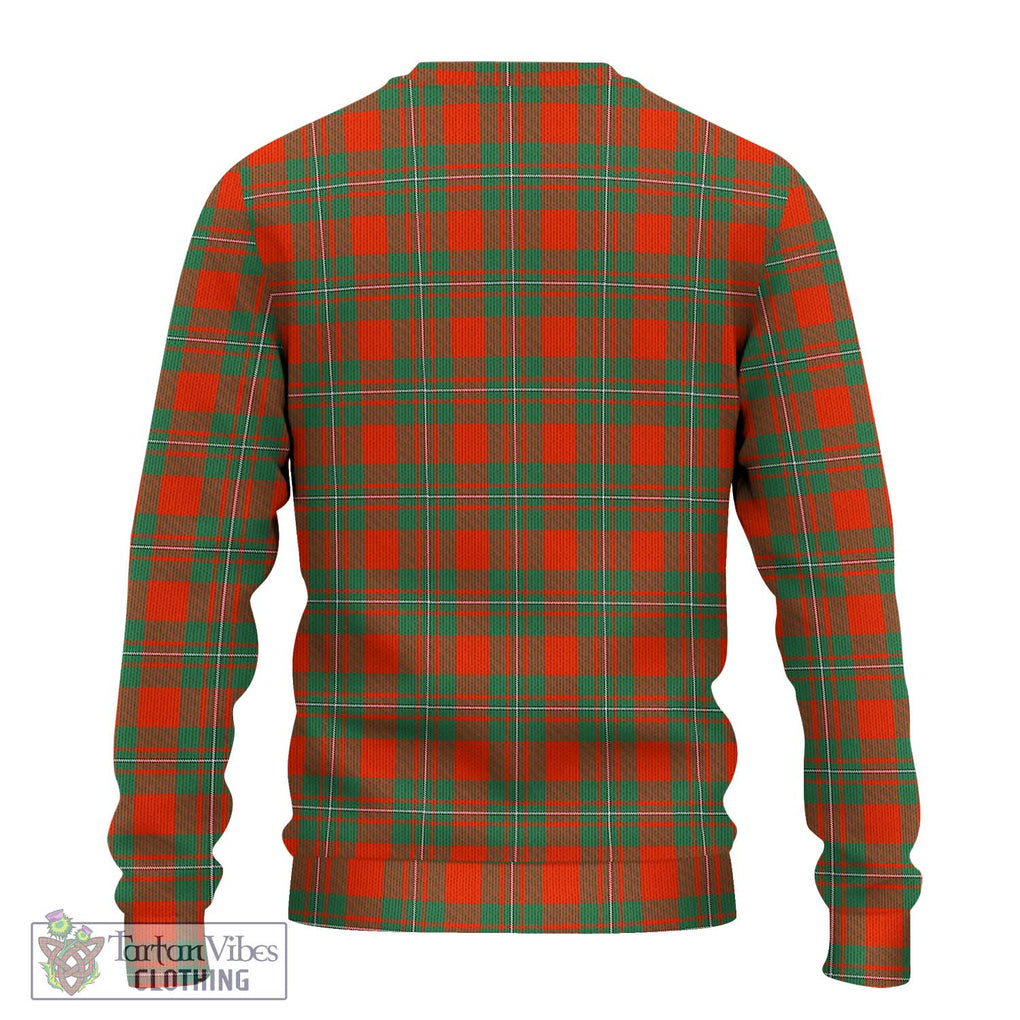 MacGregor Ancient Tartan Knitted Sweater with Family Crest DNA In Me Style - Tartanvibesclothing Shop