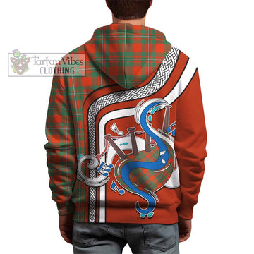 MacGregor Ancient Tartan Hoodie with Epic Bagpipe Style