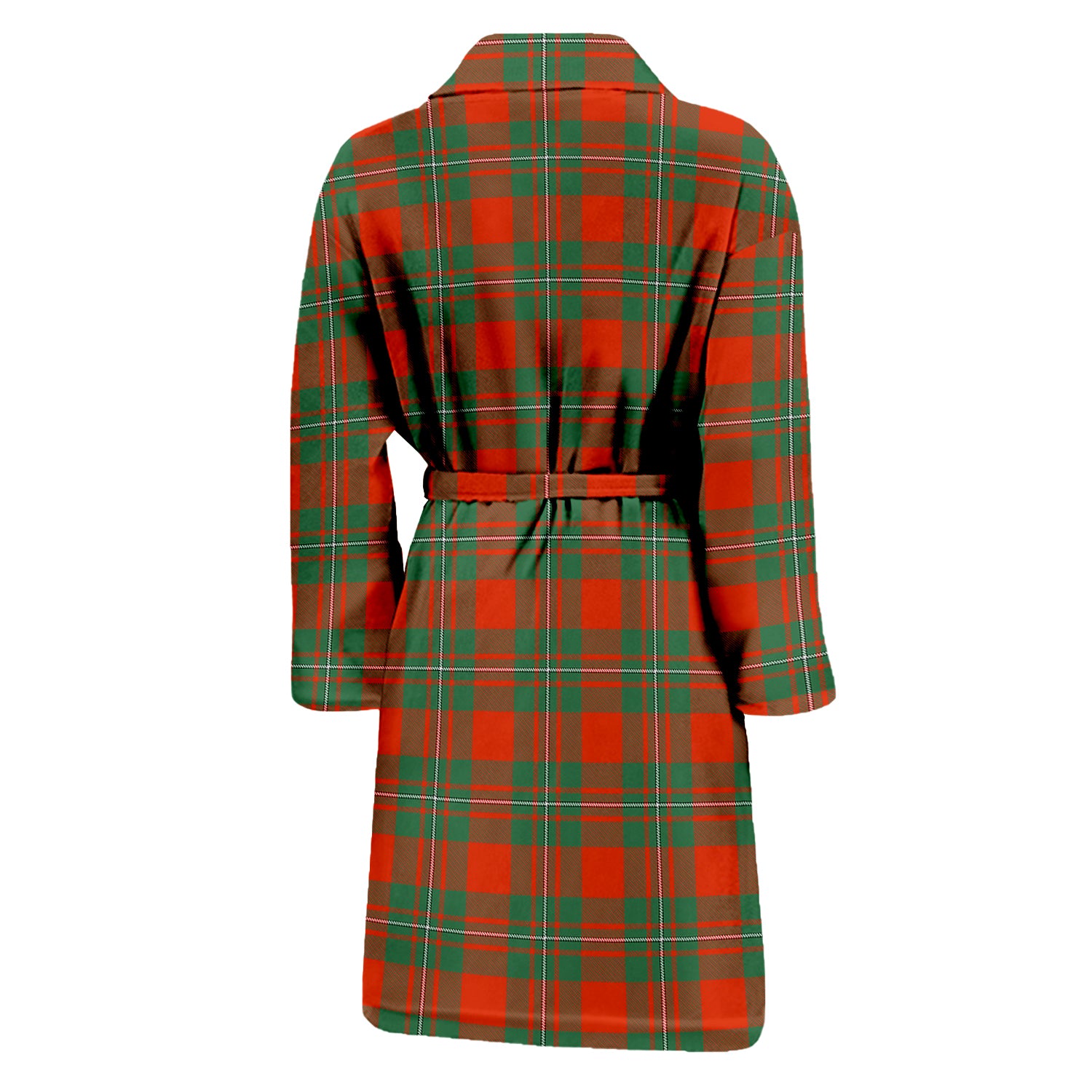 MacGregor Ancient Tartan Bathrobe with Family Crest - Tartan Vibes Clothing