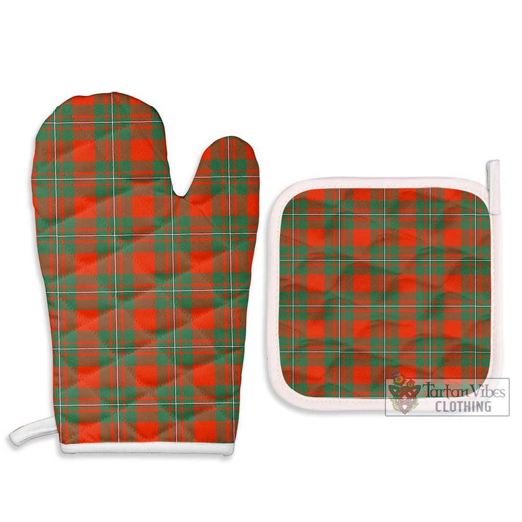 MacGregor Ancient Tartan Combo Oven Mitt & Pot-Holder Combo 1 Oven Mitt & 2 Pot-Holder White - Tartan Vibes Clothing