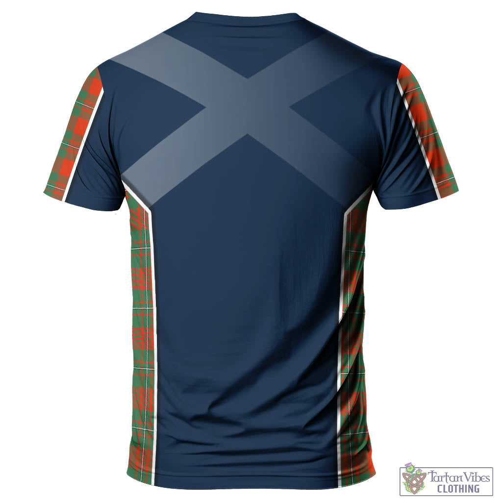 Tartan Vibes Clothing MacGregor Ancient Tartan T-Shirt with Family Crest and Lion Rampant Vibes Sport Style