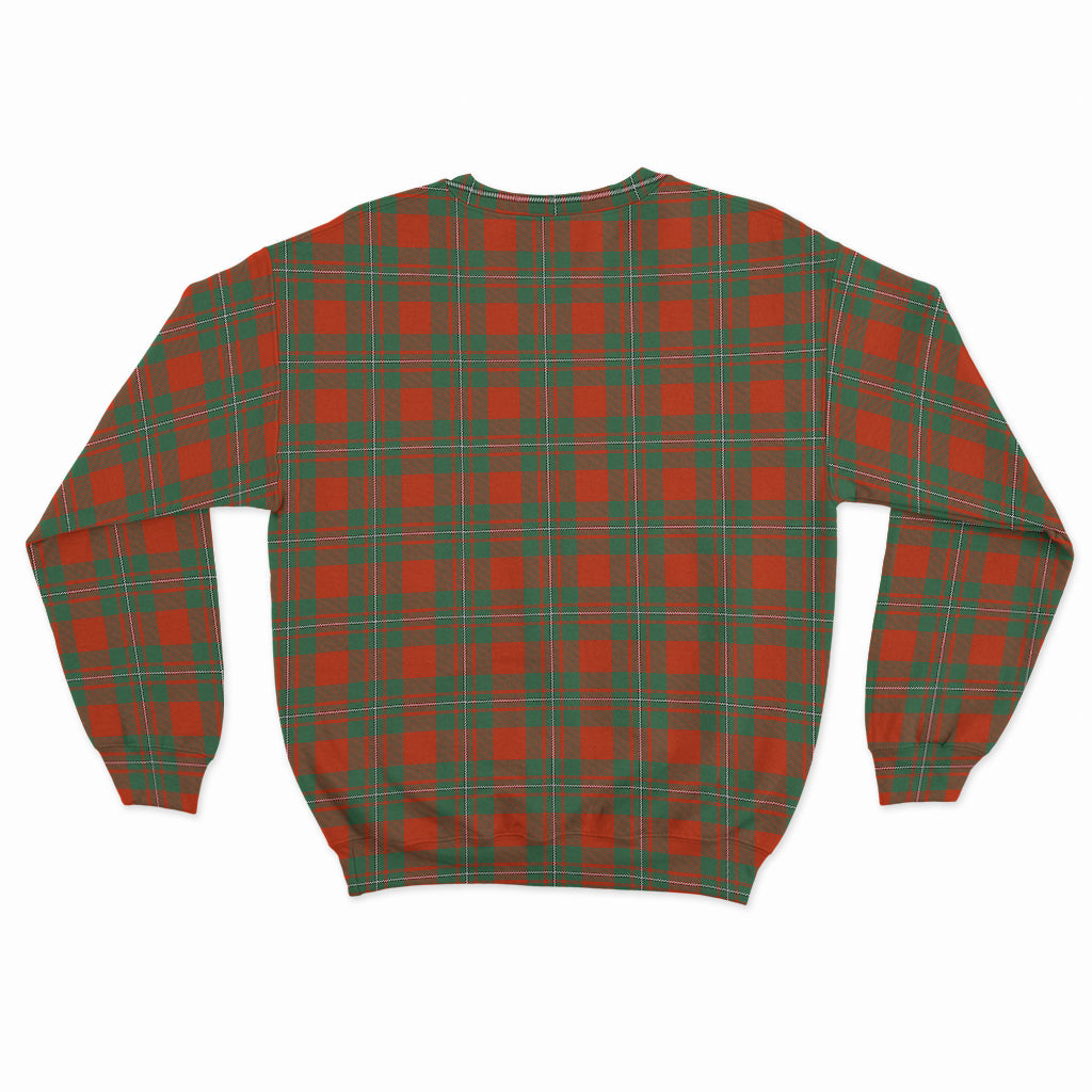 MacGregor Ancient Tartan Sweatshirt with Family Crest - Tartan Vibes Clothing