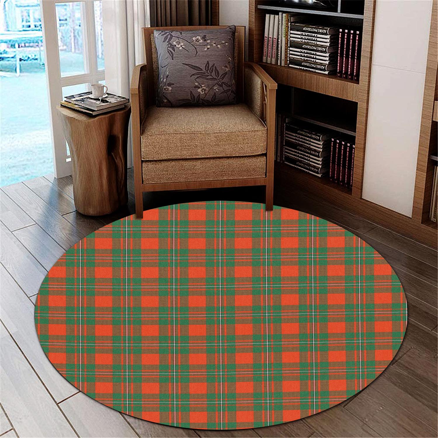 macgregor-ancient-tartan-round-rug