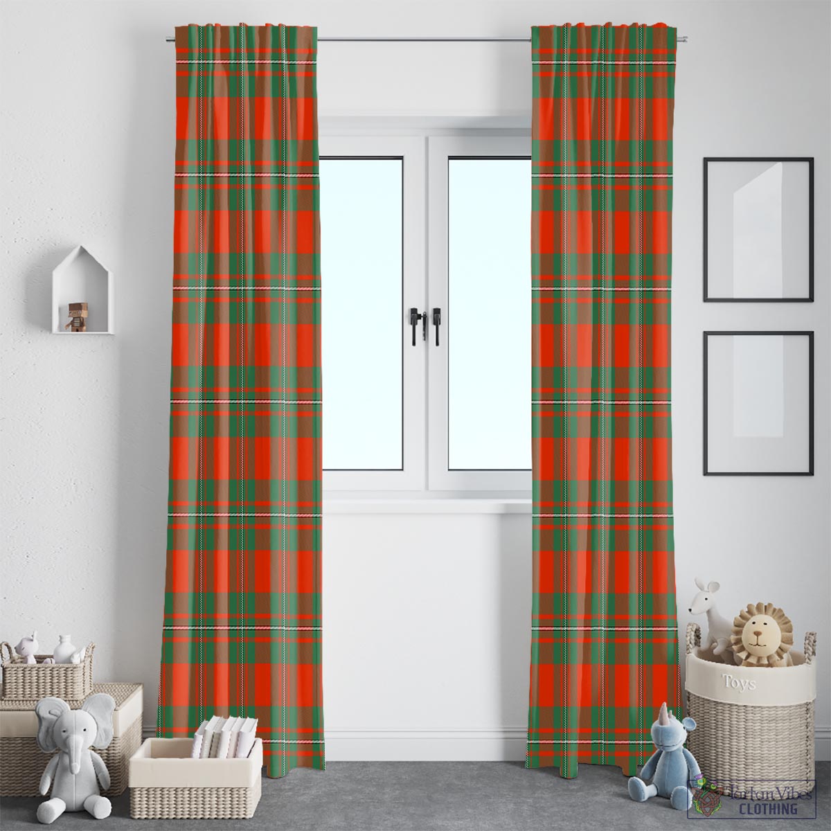 MacGregor Ancient Tartan Window Curtain