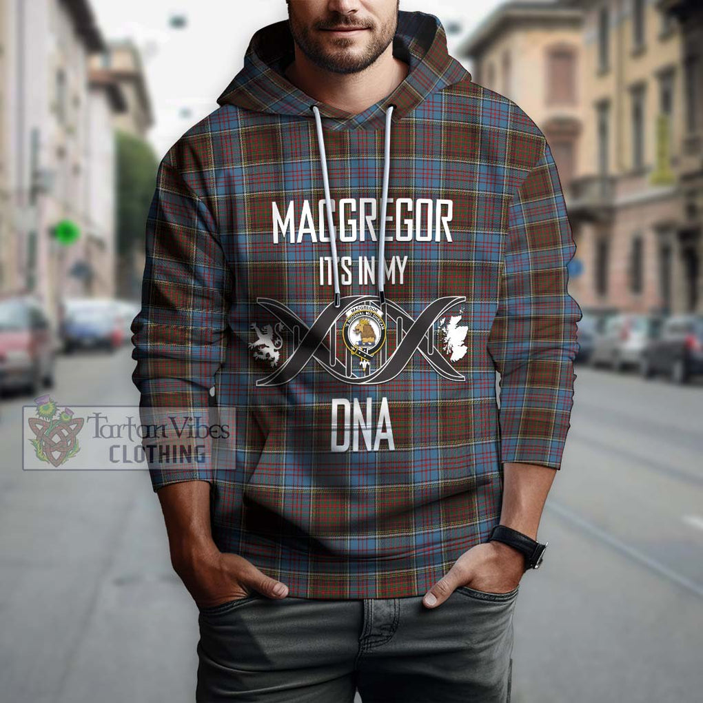 MacGregor Hastie Tartan Hoodie with Family Crest DNA In Me Style Pullover Hoodie - Tartanvibesclothing Shop