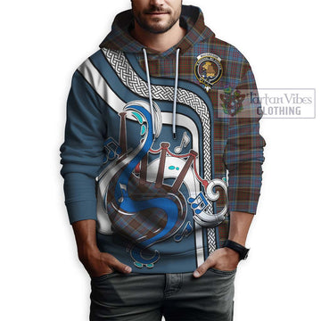 MacGregor Hastie Tartan Hoodie with Epic Bagpipe Style