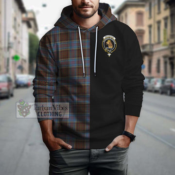 MacGregor Hastie Tartan Hoodie with Family Crest and Half Of Me Style