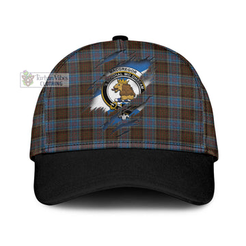 MacGregor Hastie Tartan Classic Cap with Family Crest In Me Style