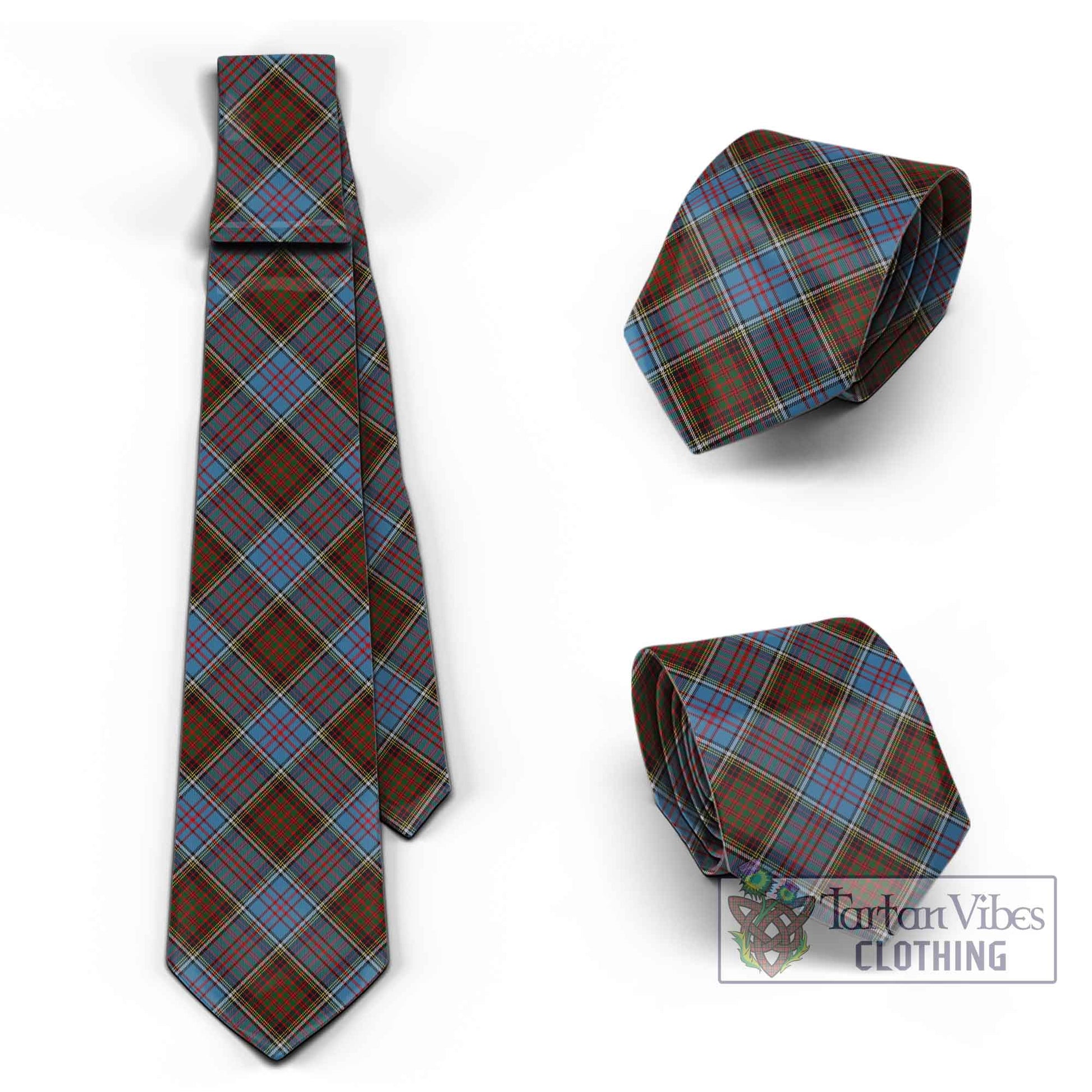 Tartan Vibes Clothing MacGregor Hastie Tartan Classic Necktie Cross Style