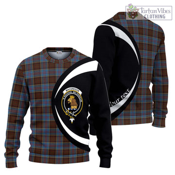 MacGregor Hastie Tartan Ugly Sweater with Family Crest Circle Style