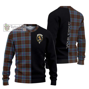 MacGregor Hastie Tartan Ugly Sweater with Family Crest and Half Of Me Style