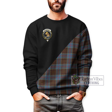 MacGregor Hastie Tartan Sweatshirt with Family Crest and Military Logo Style