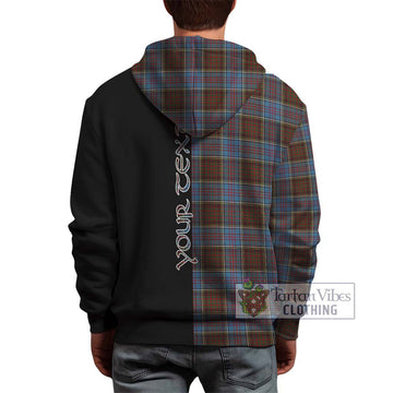 MacGregor Hastie Tartan Hoodie with Family Crest and Half Of Me Style