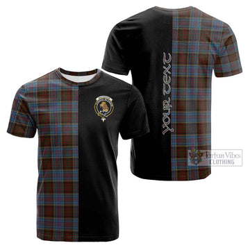 MacGregor Hastie Tartan Cotton T-shirt with Family Crest and Half Of Me Style