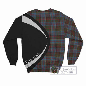 MacGregor Hastie Tartan Sweatshirt with Family Crest Circle Style