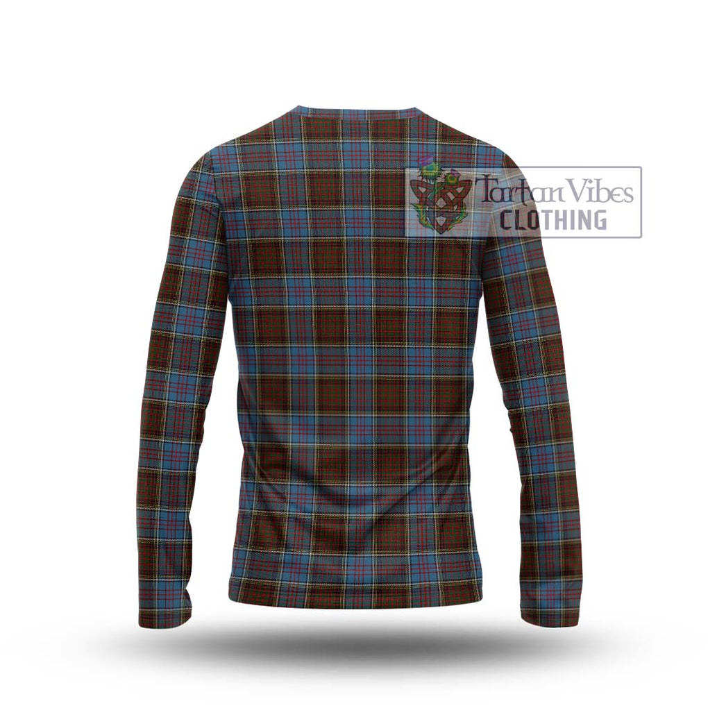 MacGregor Hastie Tartan Long Sleeve T-Shirt with Family Crest DNA In Me Style - Tartanvibesclothing Shop