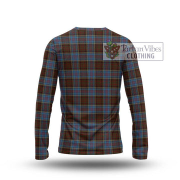 MacGregor Hastie Tartan Long Sleeve T-Shirt with Family Crest DNA In Me Style