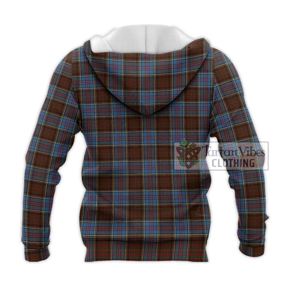 MacGregor Hastie Tartan Knitted Hoodie with Family Crest DNA In Me Style - Tartanvibesclothing Shop