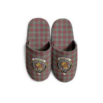 MacGregor Hunting Ancient Tartan Home Slippers with Family Crest