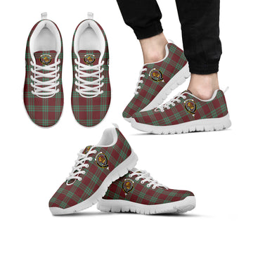 MacGregor Hunting Ancient Tartan Sneakers with Family Crest