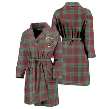 MacGregor Hunting Ancient Tartan Bathrobe with Family Crest