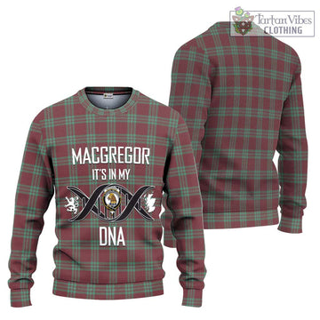 MacGregor Hunting Ancient Tartan Ugly Sweater with Family Crest DNA In Me Style