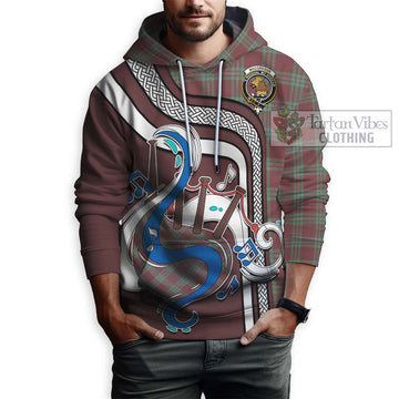 MacGregor Hunting Ancient Tartan Hoodie with Epic Bagpipe Style